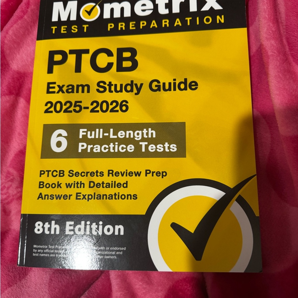 PTCB Exam Study Guide 2025-2026 - Yellow and Black